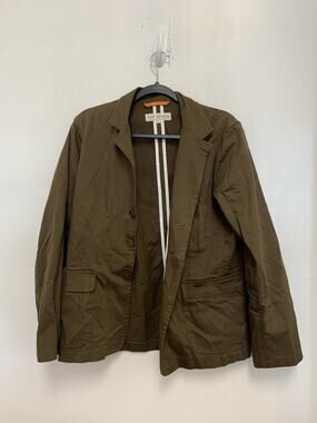 Far Afield Station Chore Brown Jacket Size 2 100% cotton